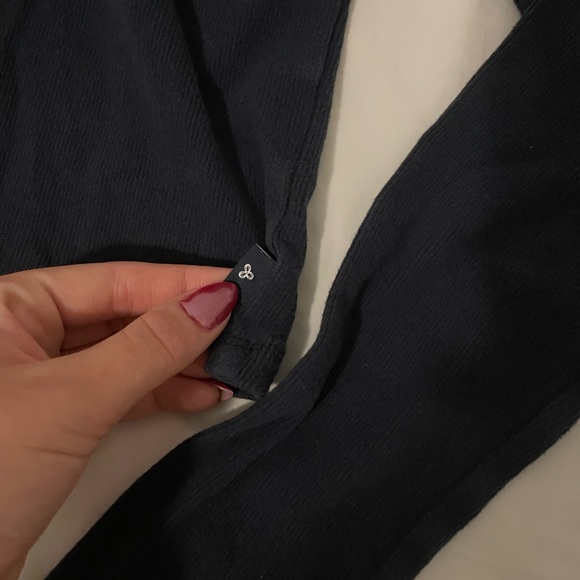 TNA ribbed cropped longsleeve navy blue - Picture 5 of 5